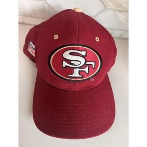 Vintage 90's San Francisco 49ers ProLine Starter Hat 6 5/8-7 1/8 Stretch Starfit